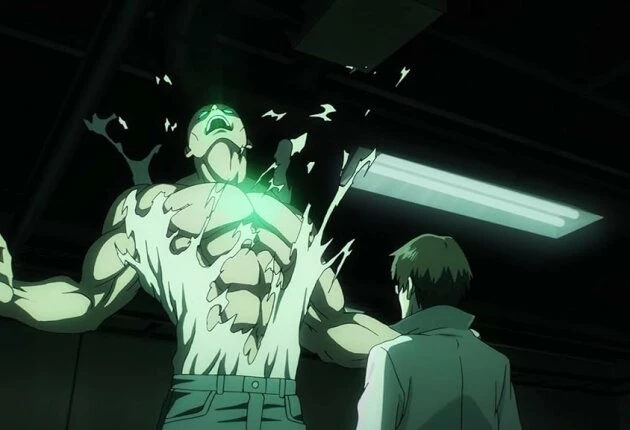 Кадры из аниме Ванпанчмен  1 сезон