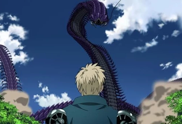 Картинка из аниме Ванпанчмен  2 сезон 12 серия