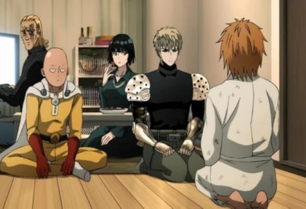 Картинка из аниме Ванпанчмен  2 сезон 3 серия
